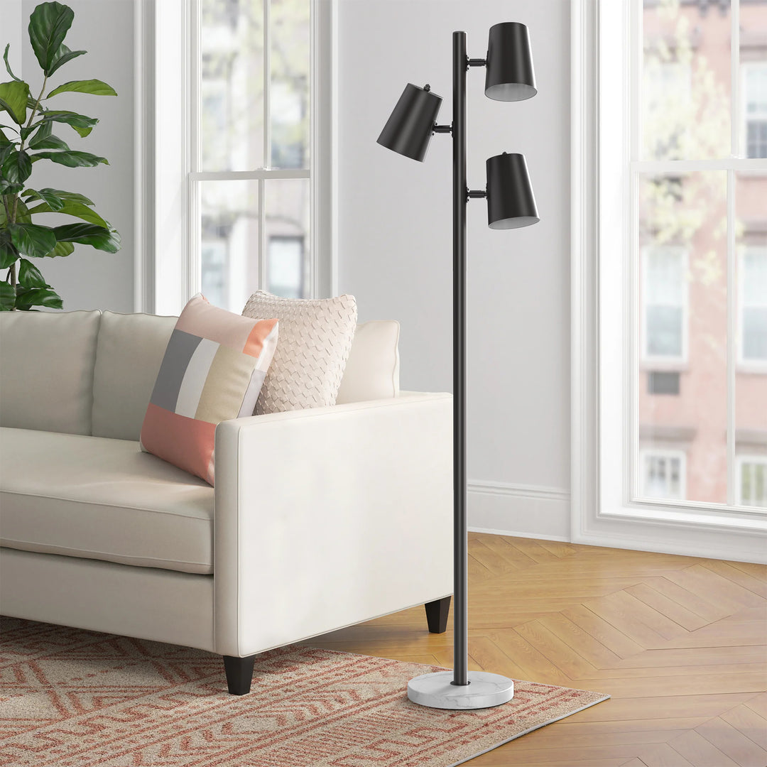 3-Head Adjustable Gold Nordic Minimalist Floor Lamp #F265