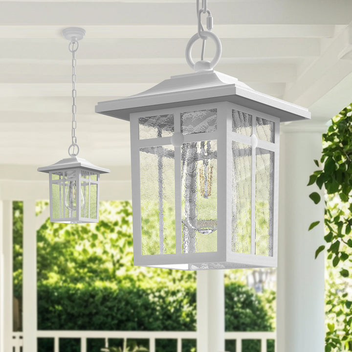 1- Light Outdoor Hanging Lantern #7055