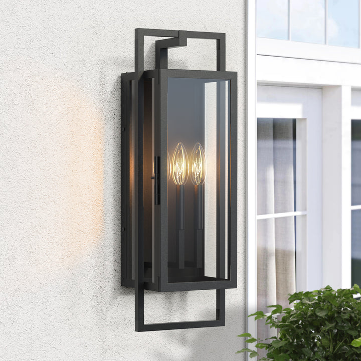 Outdoor Wall Lights #7030-3BK