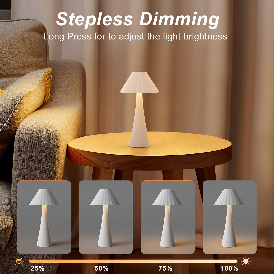 Finesse Minimalist Touch Control Cordless Table Lamp #T256