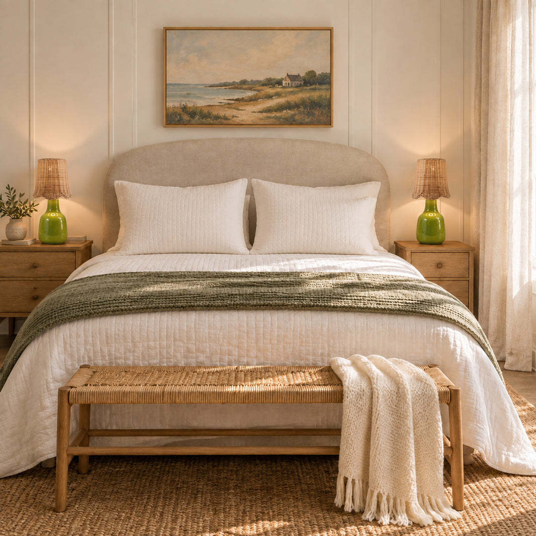 Zenith 16.5" Modern Country Ceramic Table Lamp For Living Room/bedroom #T267