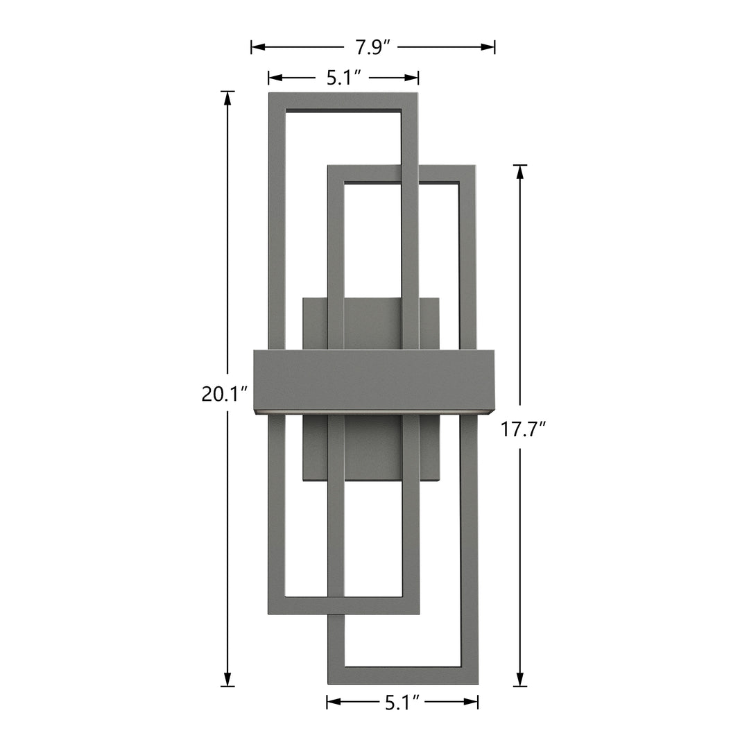 Wrought Iron LED Wall Light #7031