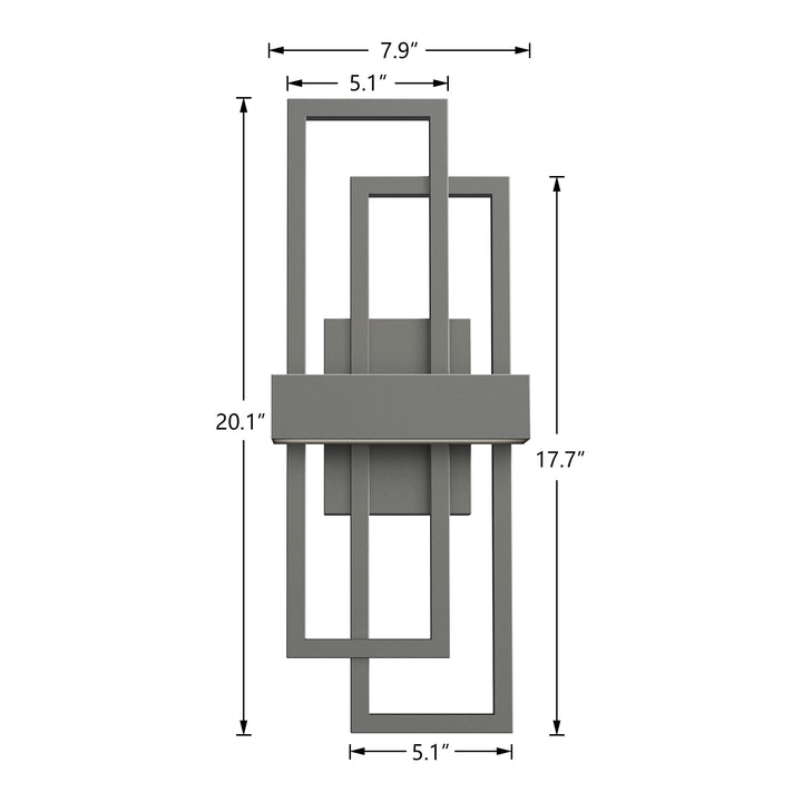 Brandalynn Wrought Iron LED Wall Light #7031