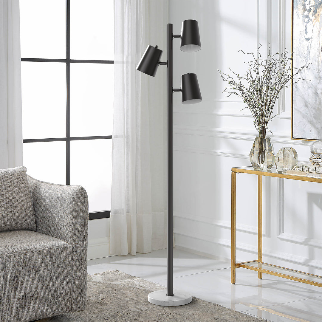 3-Head Adjustable Gold Nordic Minimalist Floor Lamp #F265-WD