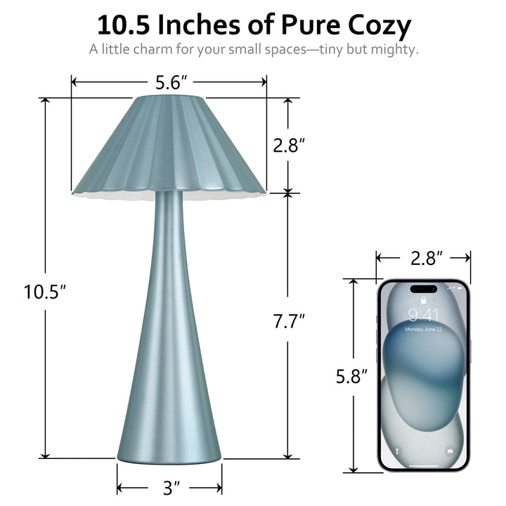 Fusion Minimalist Touch Control Cordless Table Lamp #T256