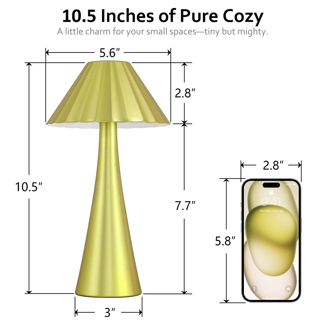 Fusion Minimalist Touch Control Cordless Table Lamp #T256