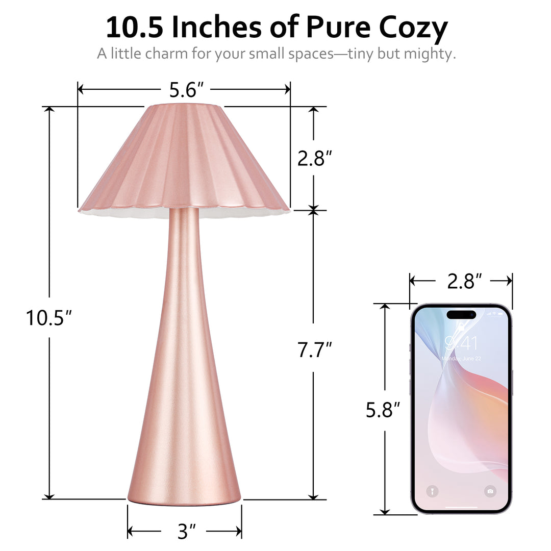 Fusion Minimalist Touch Control Cordless Table Lamp #T256