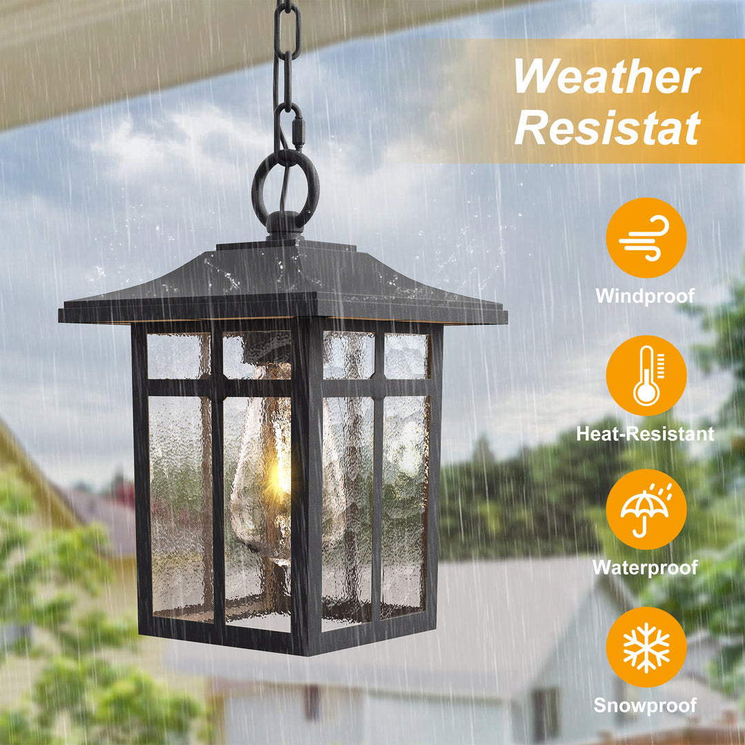 1- Light Outdoor Hanging Lantern #7055