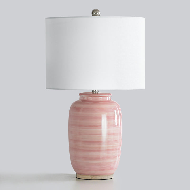 25 '' Blue Ceramic Table Lamp #T176