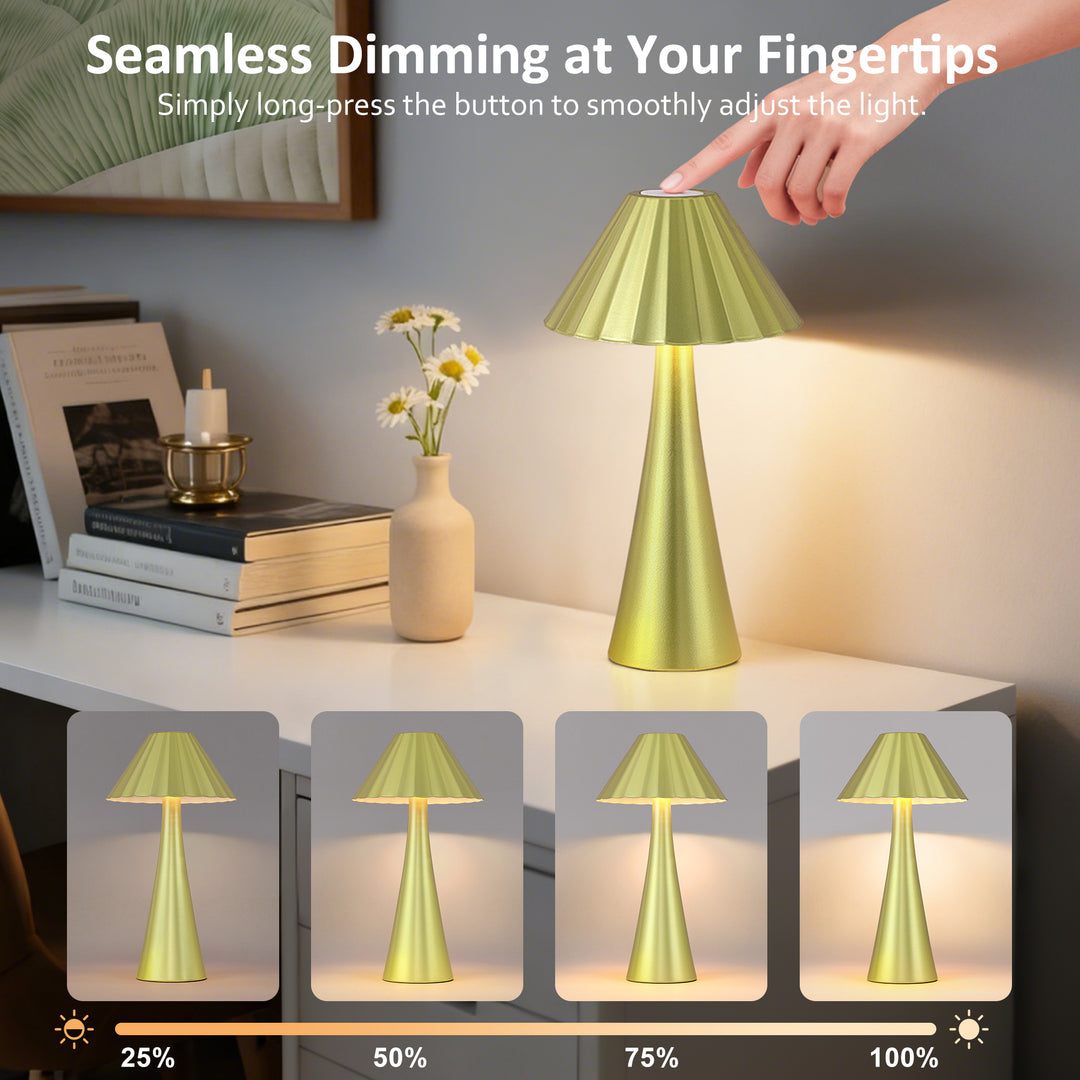 Fusion Minimalist Touch Control Cordless Table Lamp #T256