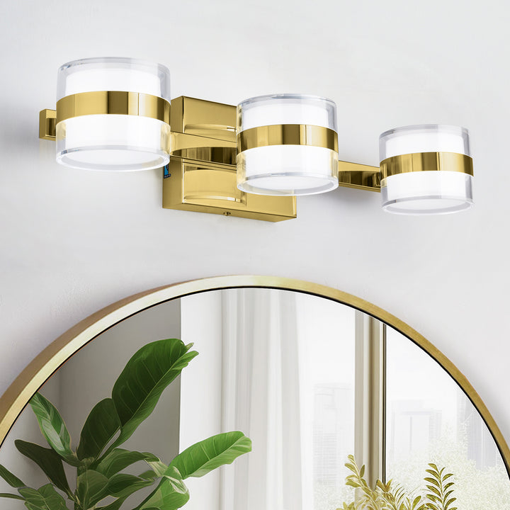 Lumin 3 - Light Dimmable LED Vanity Light #MX21046