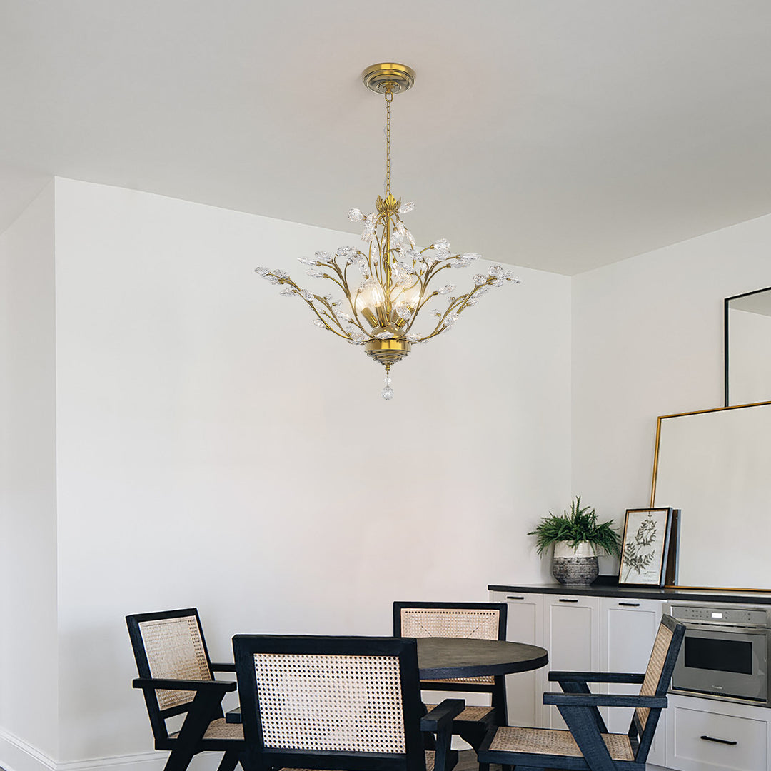 Maxax 4-Light Crystal Chandelier #19046