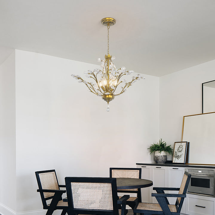 Maxax 4-Light Crystal Chandelier #19046