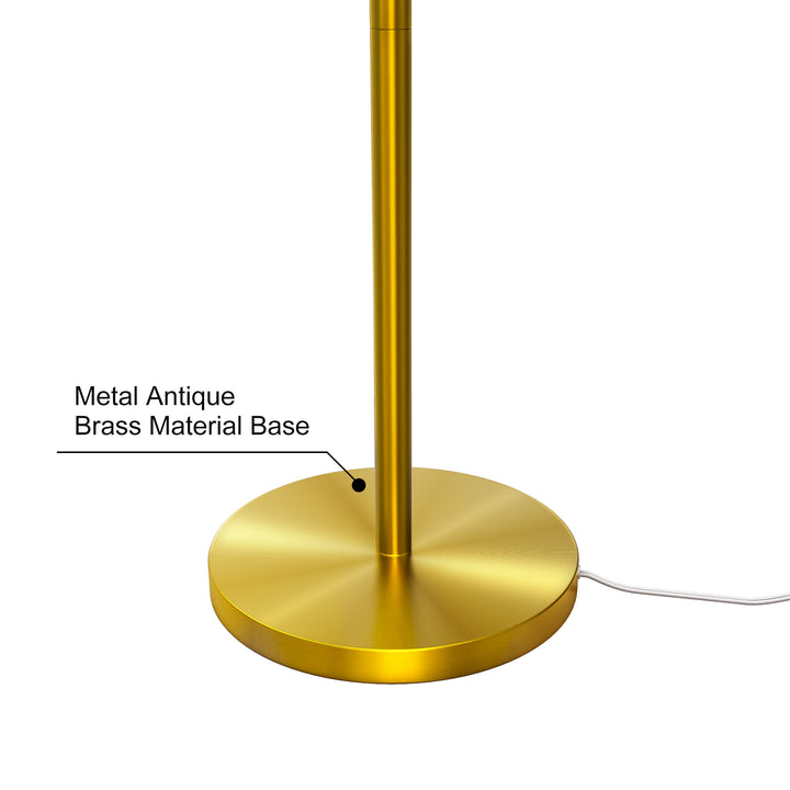 65'' Traditional Brass Floor Lamp