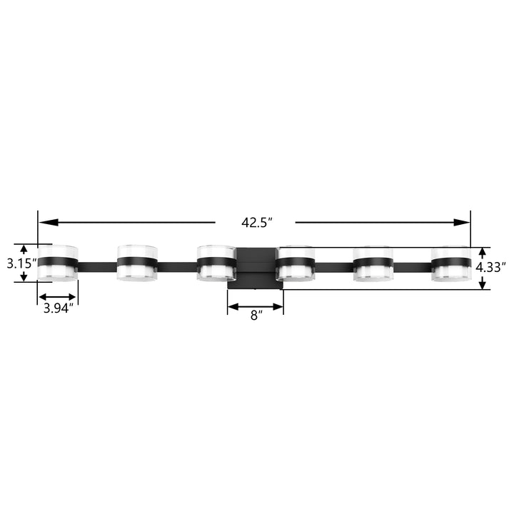 Lumin 3 - Light Dimmable LED Vanity Light #MX21046