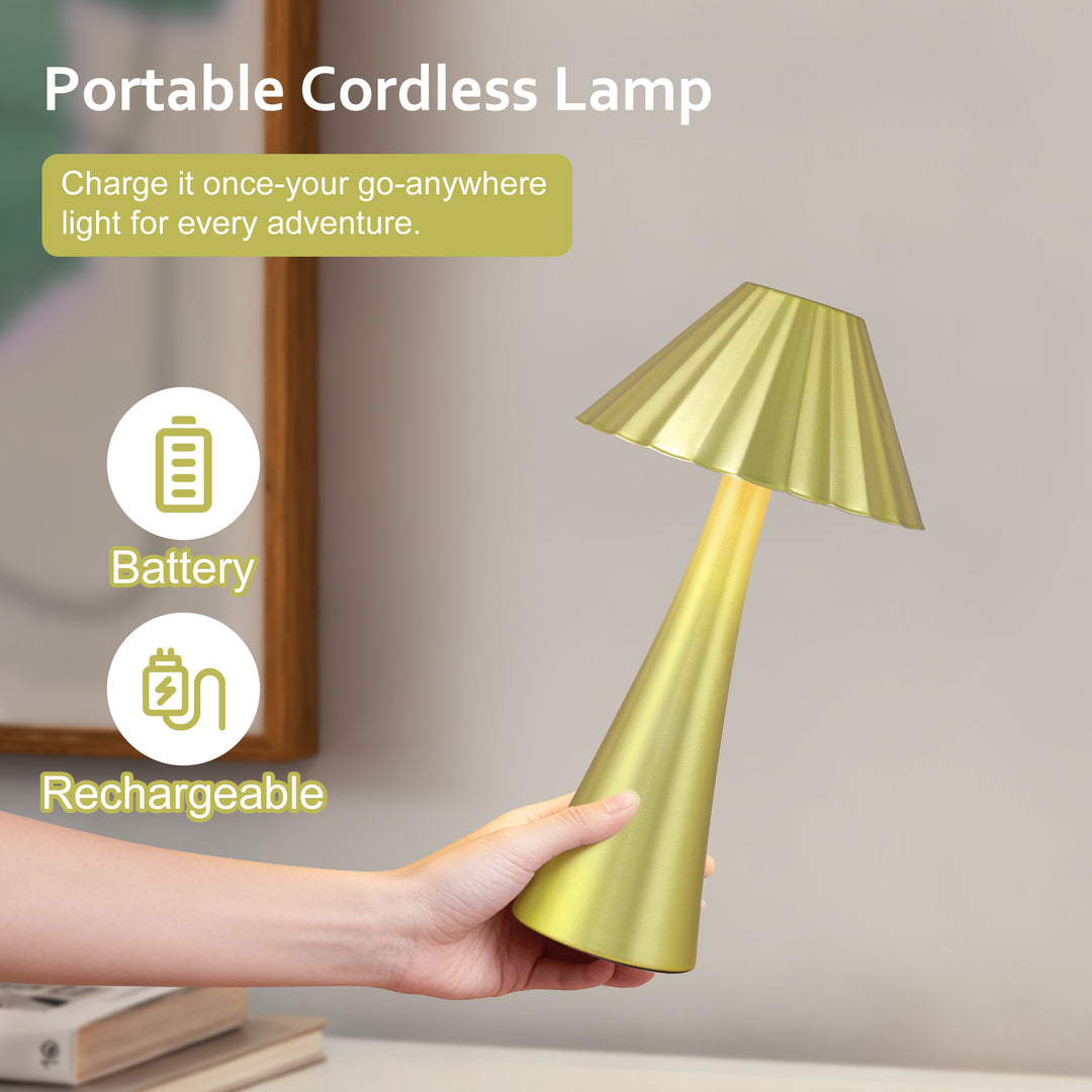 Fusion Minimalist Touch Control Cordless Table Lamp #T256