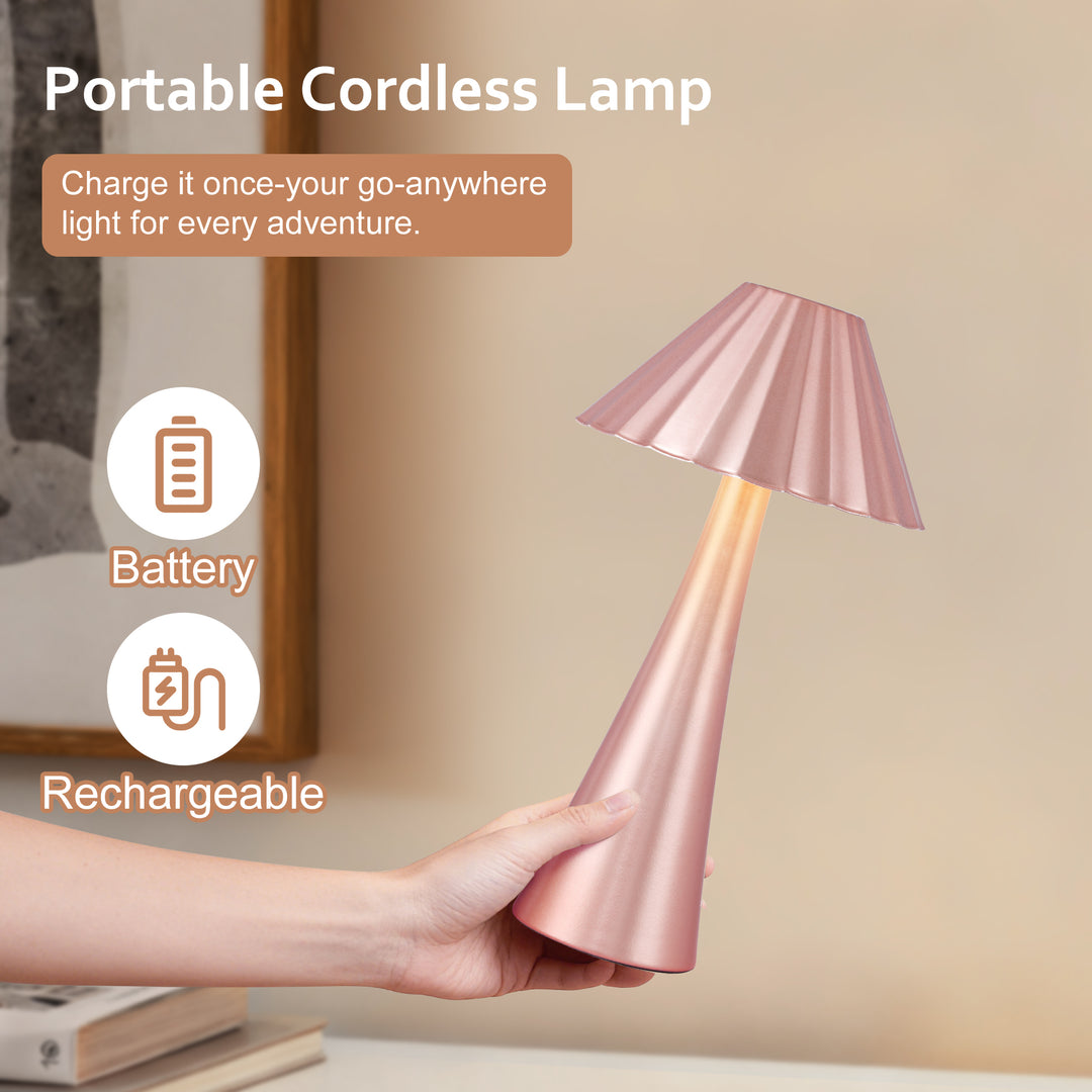Fusion Minimalist Touch Control Cordless Table Lamp #T256