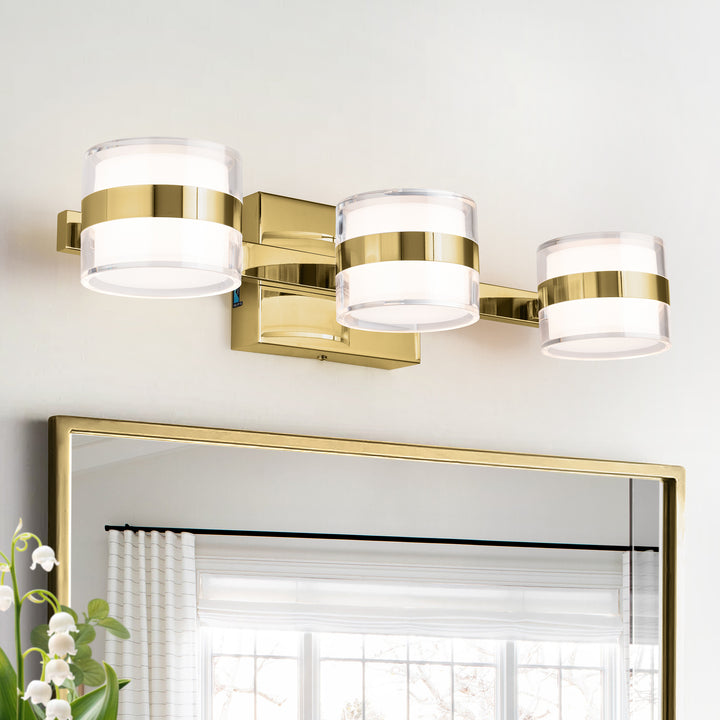 Lumin 3 - Light Dimmable LED Vanity Light #MX21046