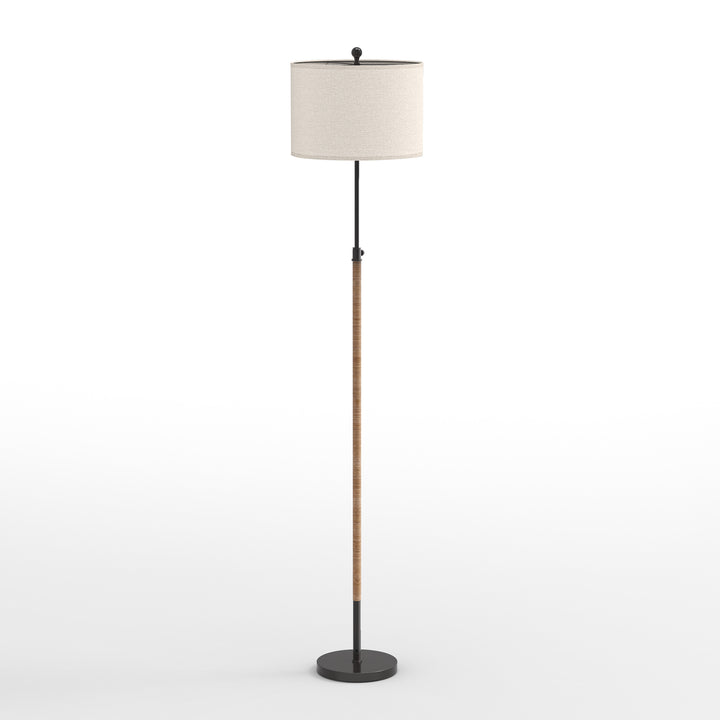 70" Adjustable Modern Rattan Floor Lamp For Living Room/bedroom #F262