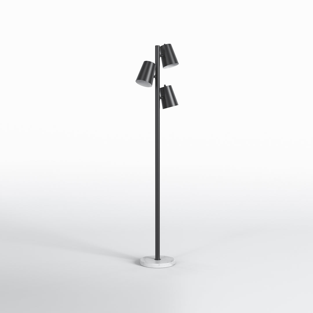 3-Head Adjustable Gold Nordic Minimalist Floor Lamp #F265-WD