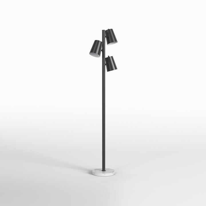 3-Head Adjustable Gold Nordic Minimalist Floor Lamp #F265-WD