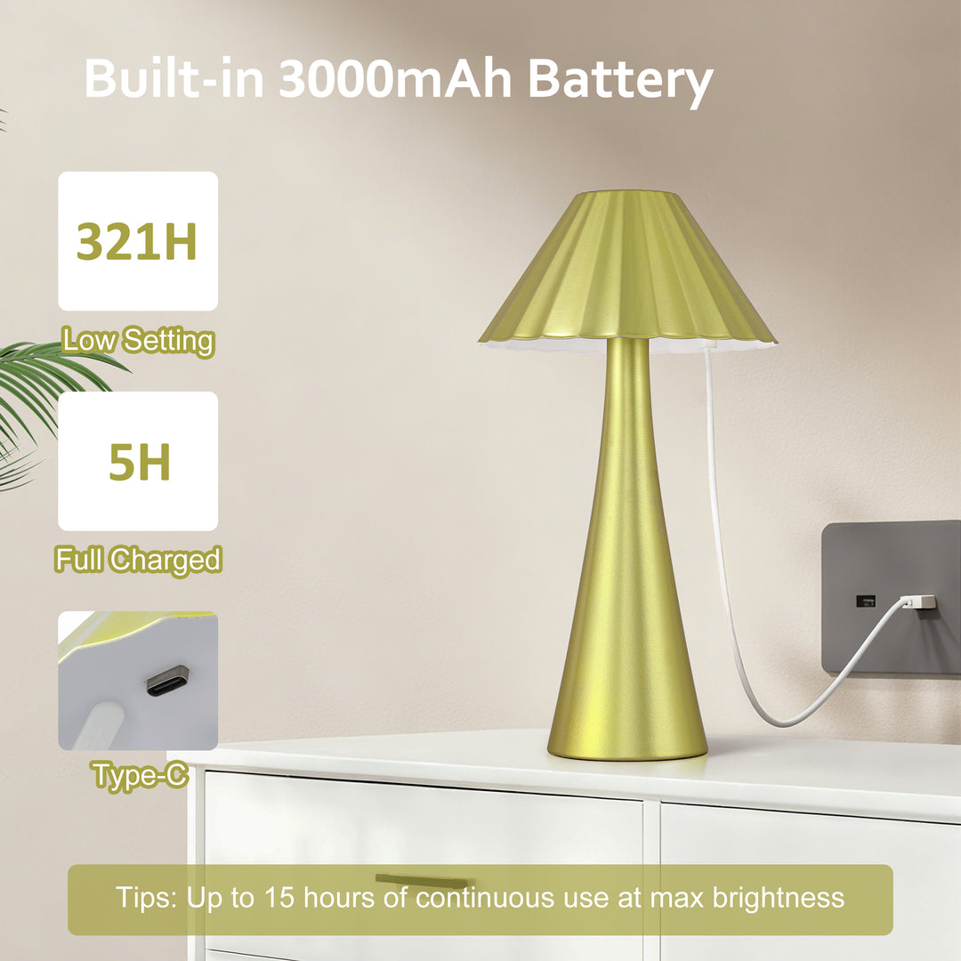 Fusion Minimalist Touch Control Cordless Table Lamp #T256