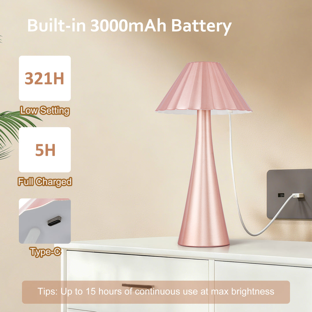 Fusion Minimalist Touch Control Cordless Table Lamp #T256