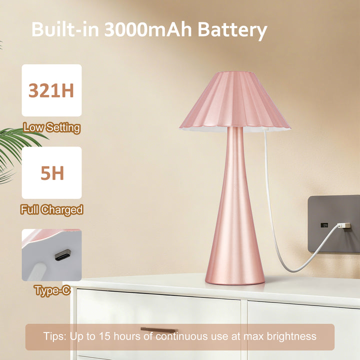Fusion Minimalist Touch Control Cordless Table Lamp #T256