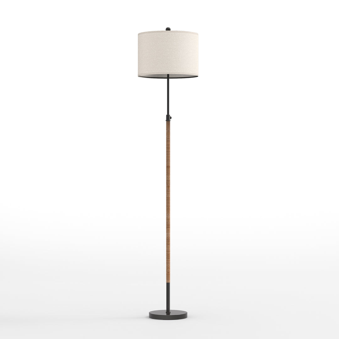 70" Adjustable Modern Rattan Floor Lamp For Living Room/bedroom #F262