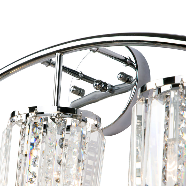 Dimmable Bathroom Vanity Light With Crystal Shade #19233