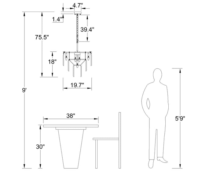 Maxax Luxury Modern Crystal Chandelier (3 Layer)#MX155203