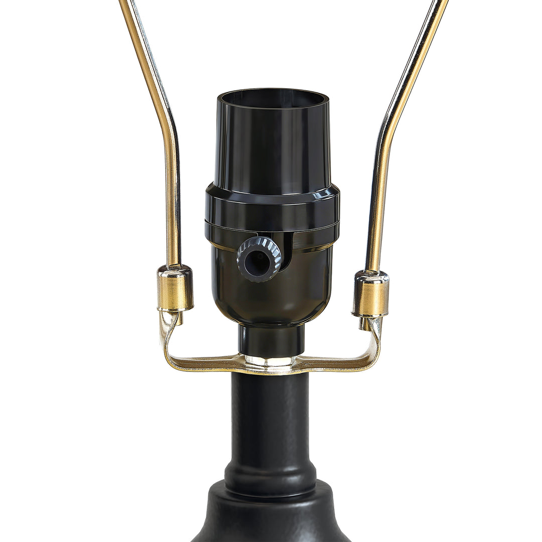 Maxax Coastal Rustic White Modern Table Lamp (Set of 2) #T150