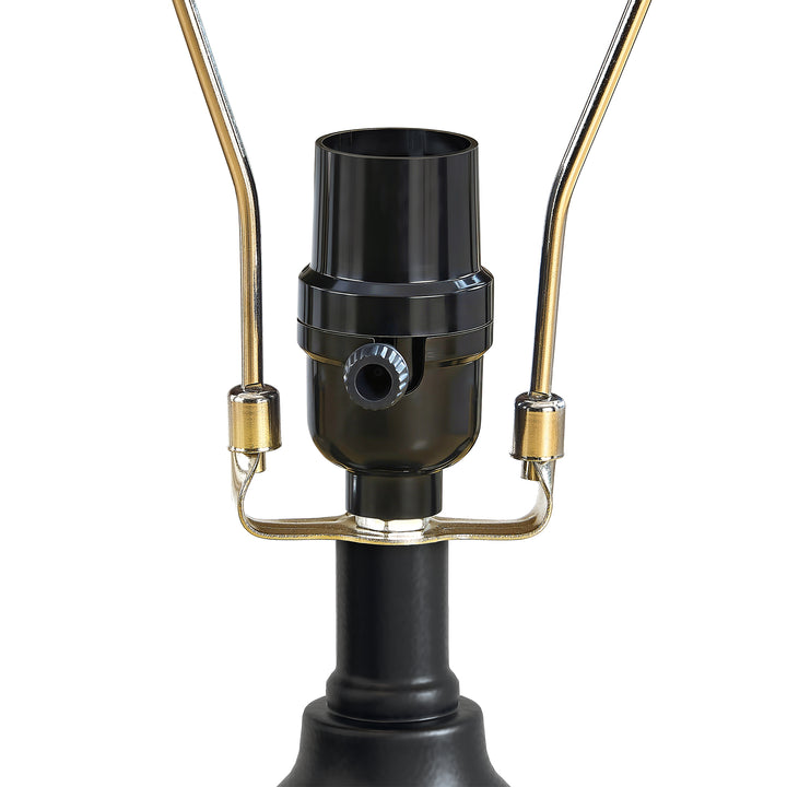 Maxax Coastal Rustic White Modern Table Lamp (Set of 2) #T150