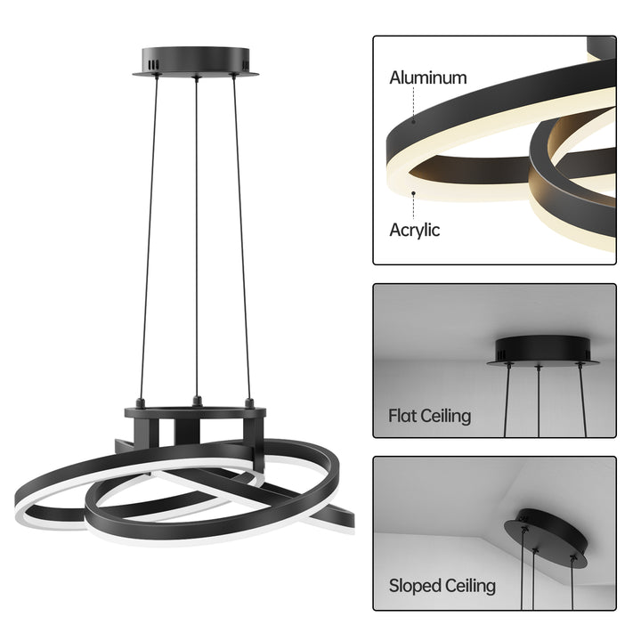 Maxax LED Gold Pendant Light #MX19034