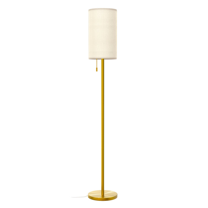 65'' Traditional Brass Floor Lamp #F221