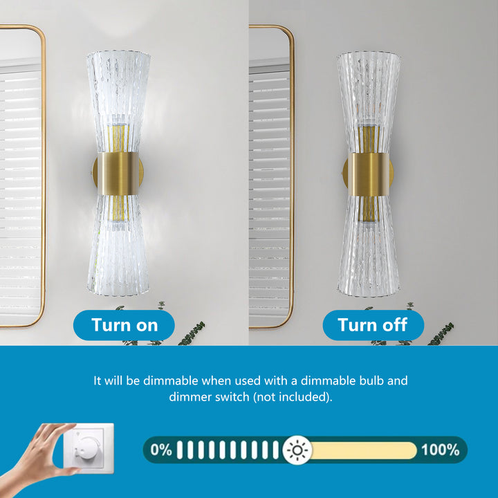 2 - Light Dimmable Bath Bar #28001