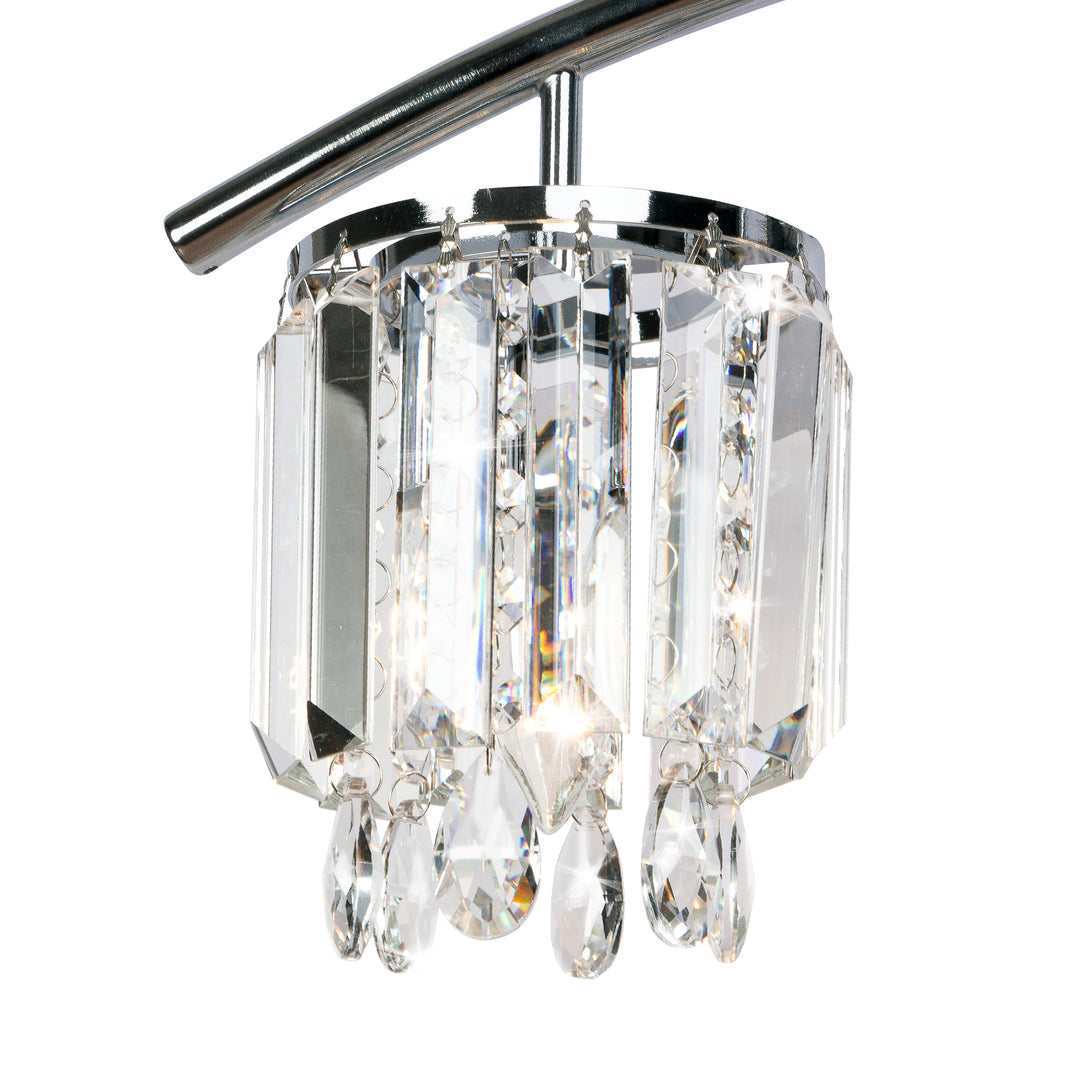 Dimmable Bathroom Vanity Light With Crystal Shade #19233