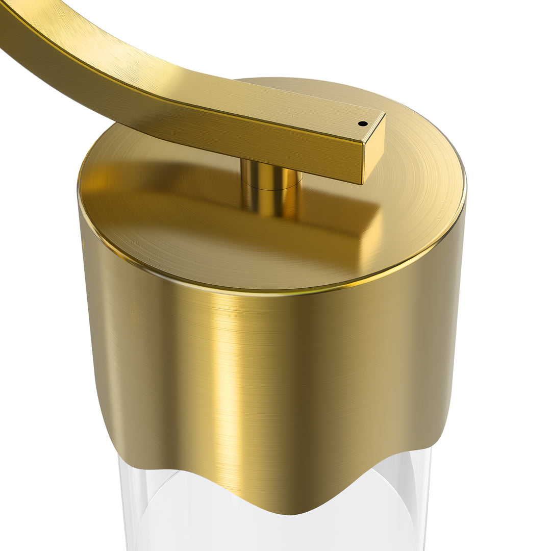 Glimmer 15.75 "- 3 Lights Modern Cluster Brushed Brass/Matte Black/Brushed Nickel Semi Flush Mount Lighting Fixture For Hallway/Laundry Room #29036