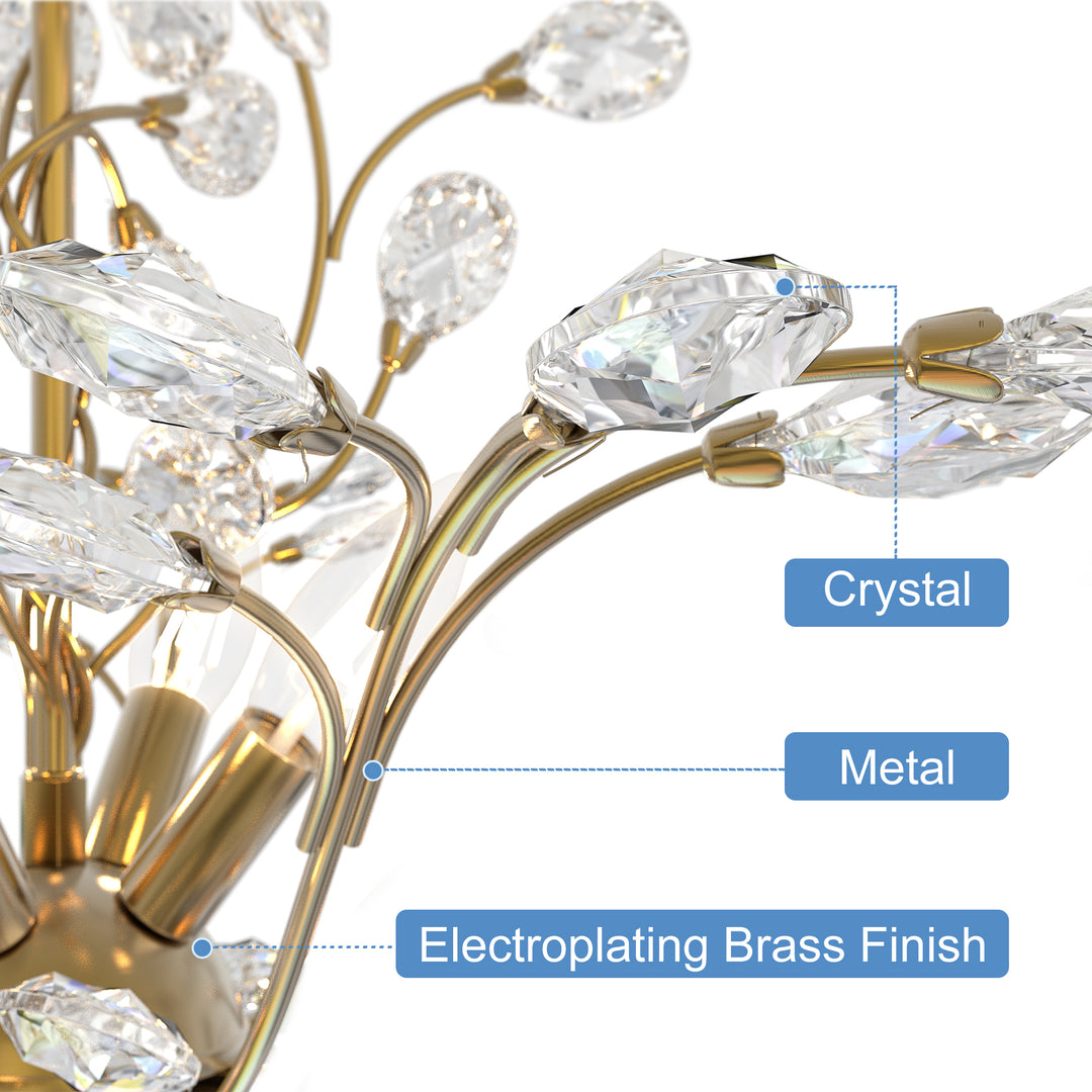 Maxax 4-Light Crystal Chandelier #19046