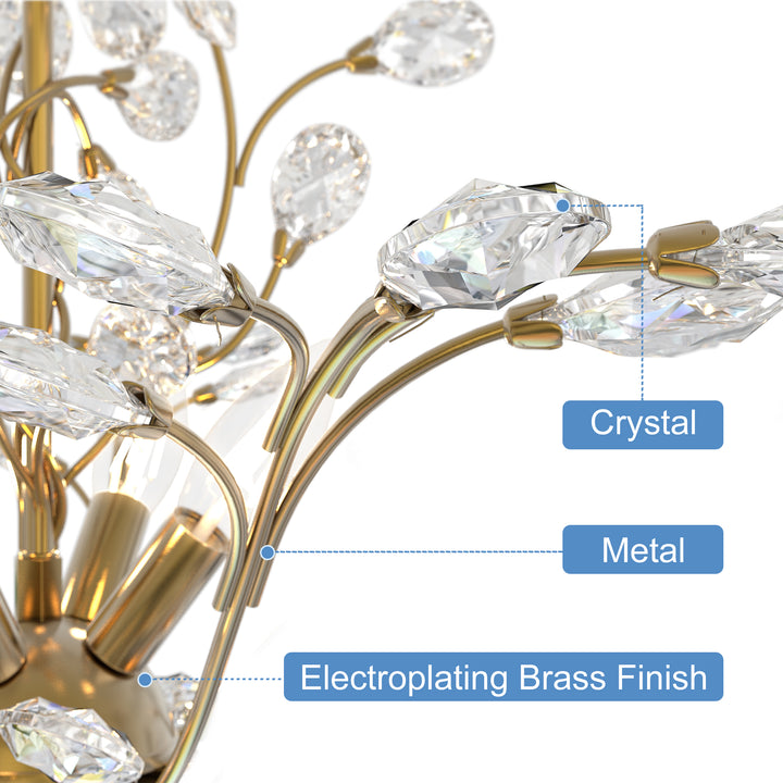 Maxax 4-Light Crystal Chandelier #19046