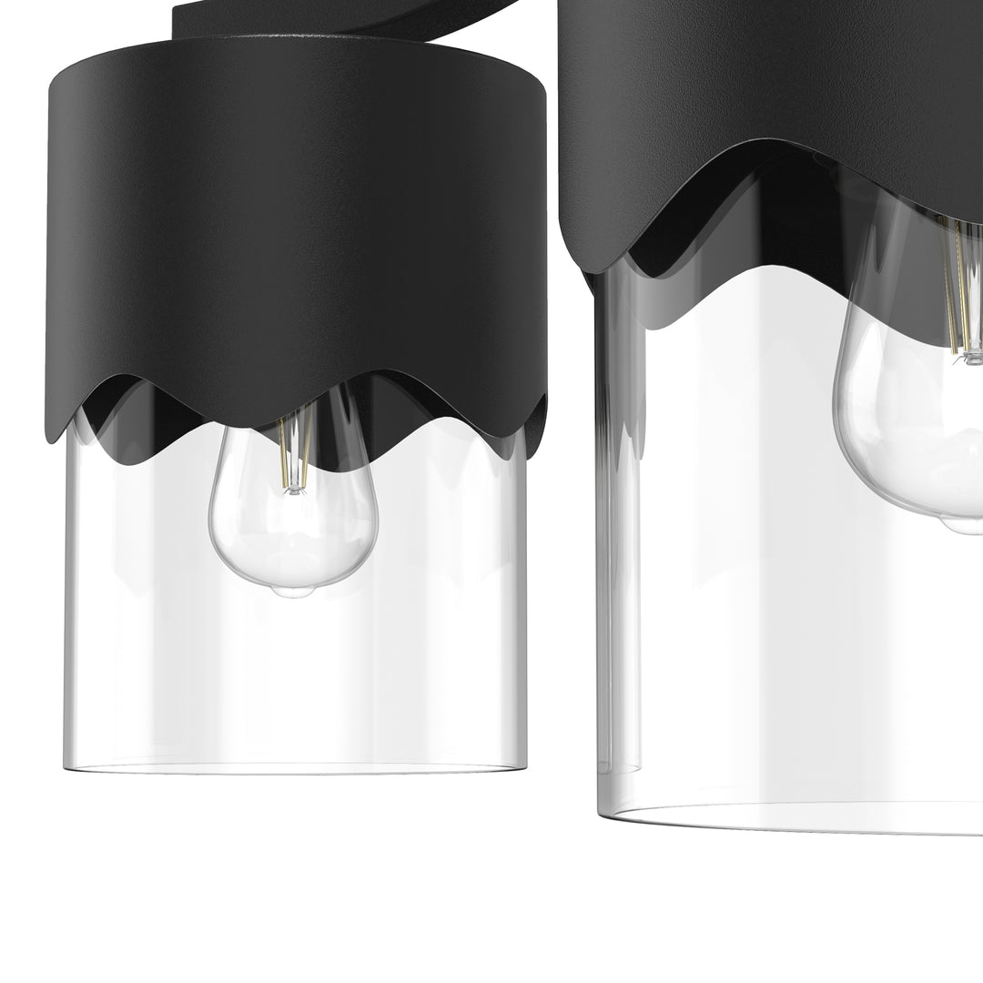 Glimmer 15.75 "- 3 Lights Modern Cluster Brushed Brass/Matte Black/Brushed Nickel Semi Flush Mount Lighting Fixture For Hallway/Laundry Room #29036