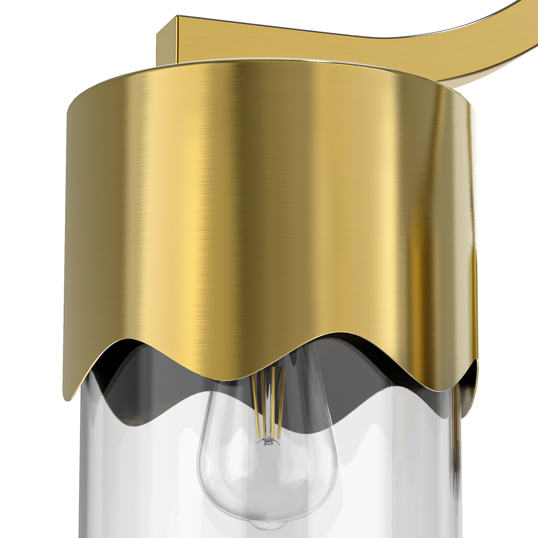 Glimmer 15.75 "- 3 Lights Modern Cluster Brushed Brass/Matte Black/Brushed Nickel Semi Flush Mount Lighting Fixture For Hallway/Laundry Room #29036