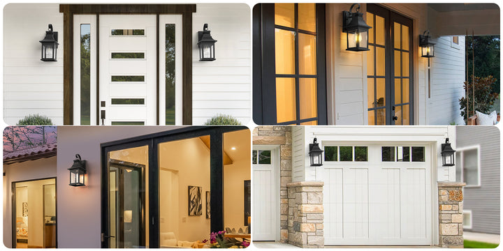 Solstice 1 - Light 19"H Aluminium Outdoor Wall Lantern With Dusk To Dawn And Motion Sensor #7059