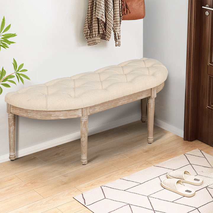 Classic French Vintage Entryway Bench