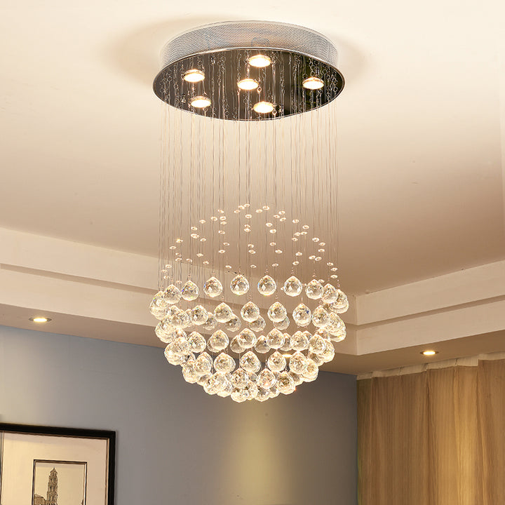 Maxax 6-Light Unique / Statement Empire Crystal Chandelier #MX16003-C-HIR