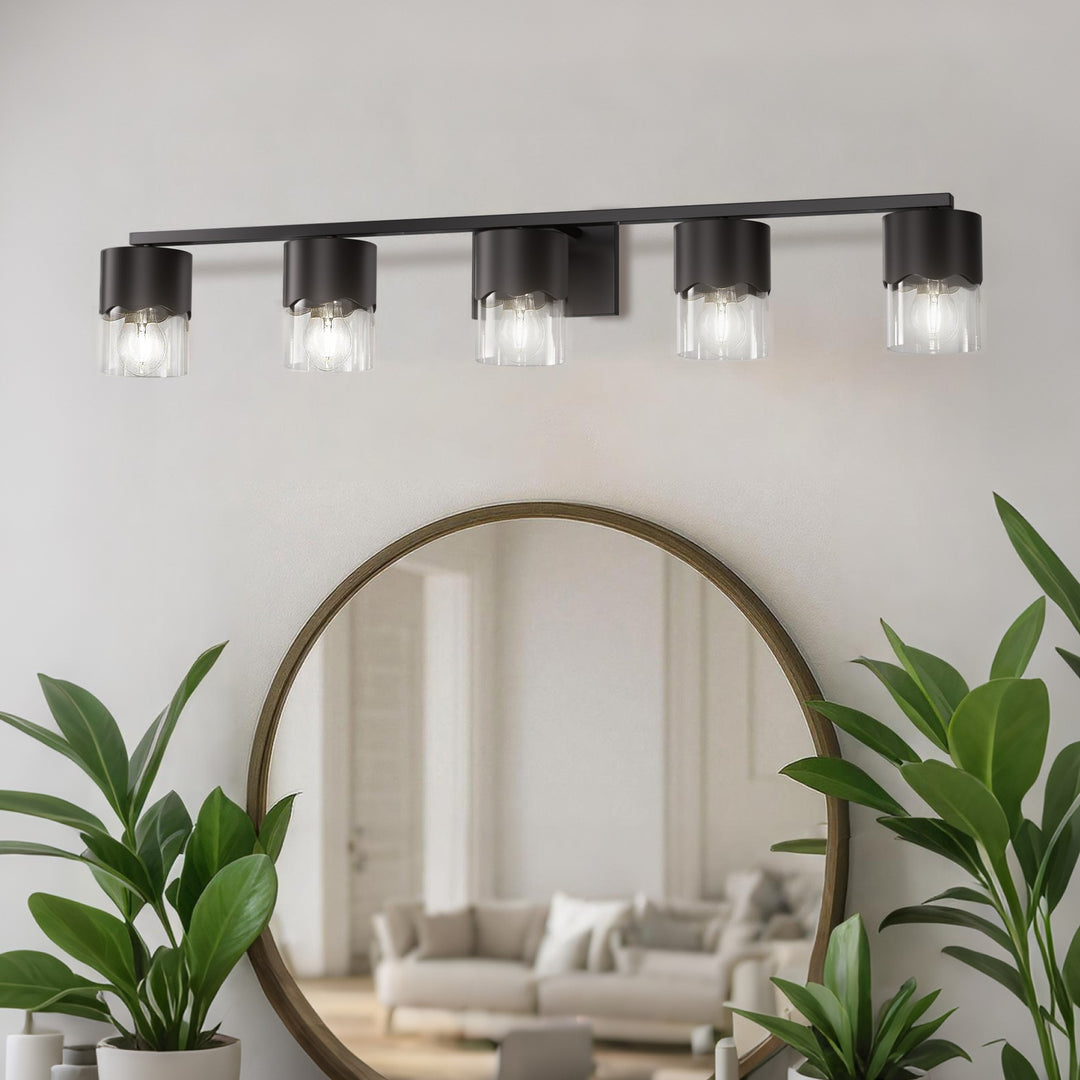 Lumin 3-light Dimmable Vanity Light With Scalloped Metal Shade