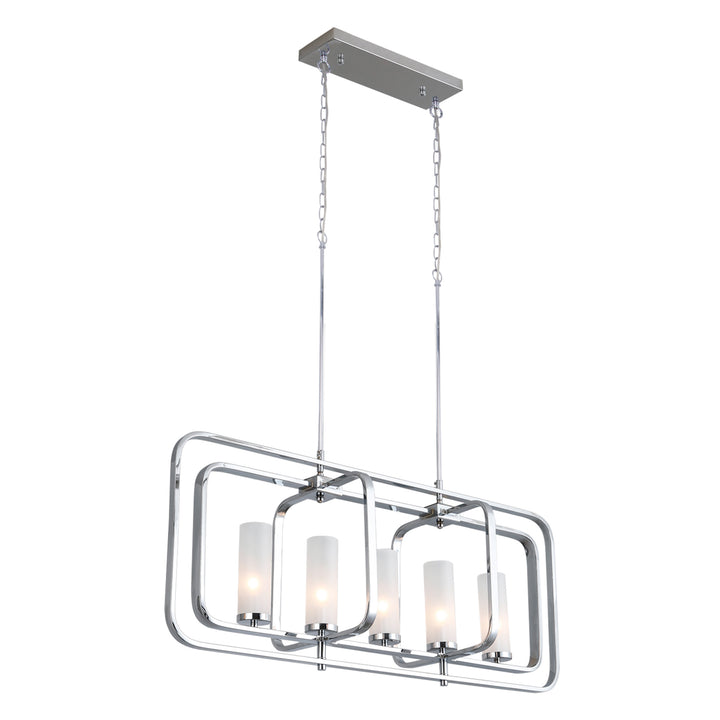 Zaza Designs 5-Light Kitchen Island Linear Pendant #19149-5CH