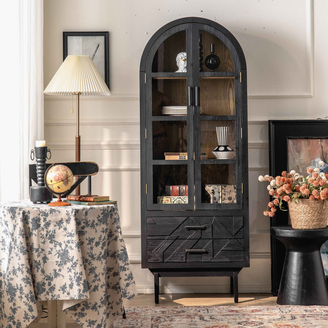 Nook Storage Bookcase Black