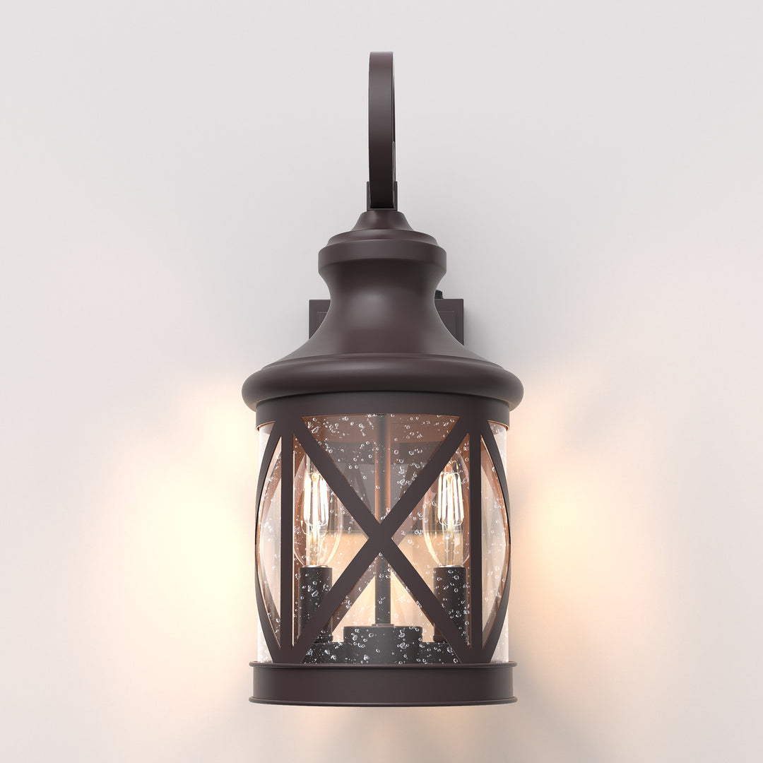 Maxax 2 Light Dusk to Dawn Outdoor Sconce Lighting #7017