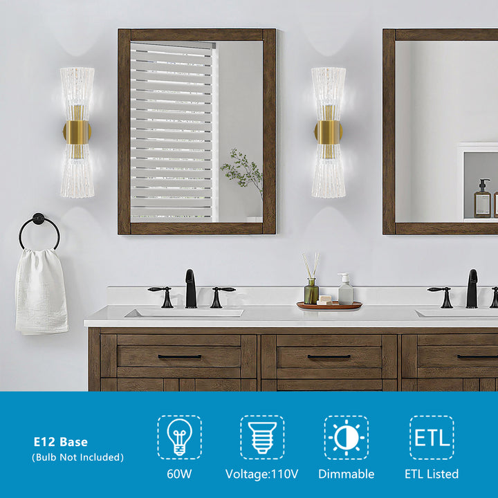 2 - Light Dimmable Bath Bar #28001